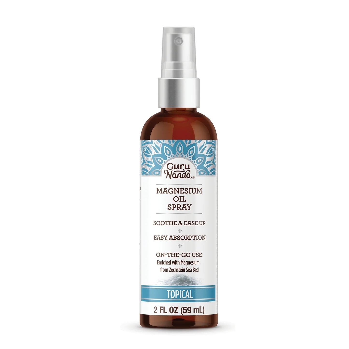 Magnesium Oil Spray Supplement - Muscle Relief & Soothing - Quick Absorbing- 2Oz