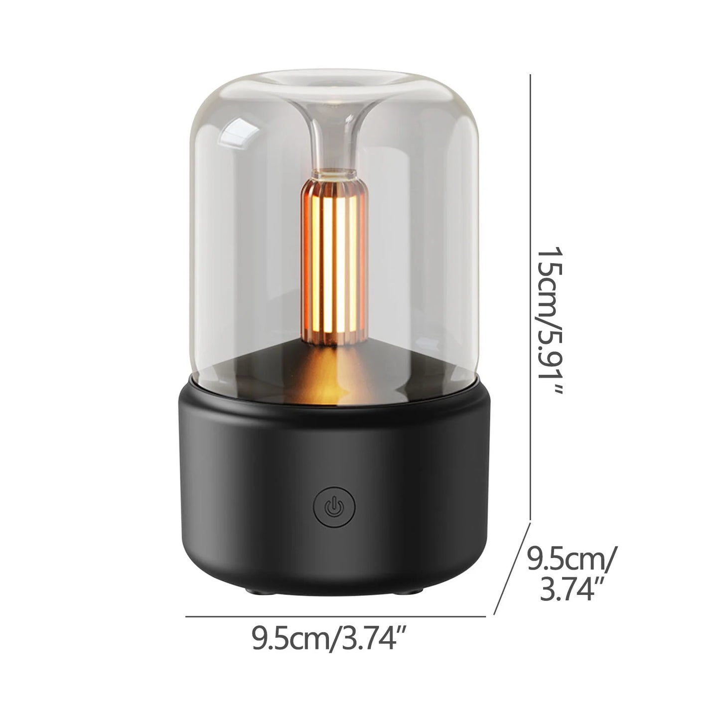 Candle Aroma Diffuser Usb Desktop Candle Home Humidifier Comes with 10Ml Essential Oil on Clearance