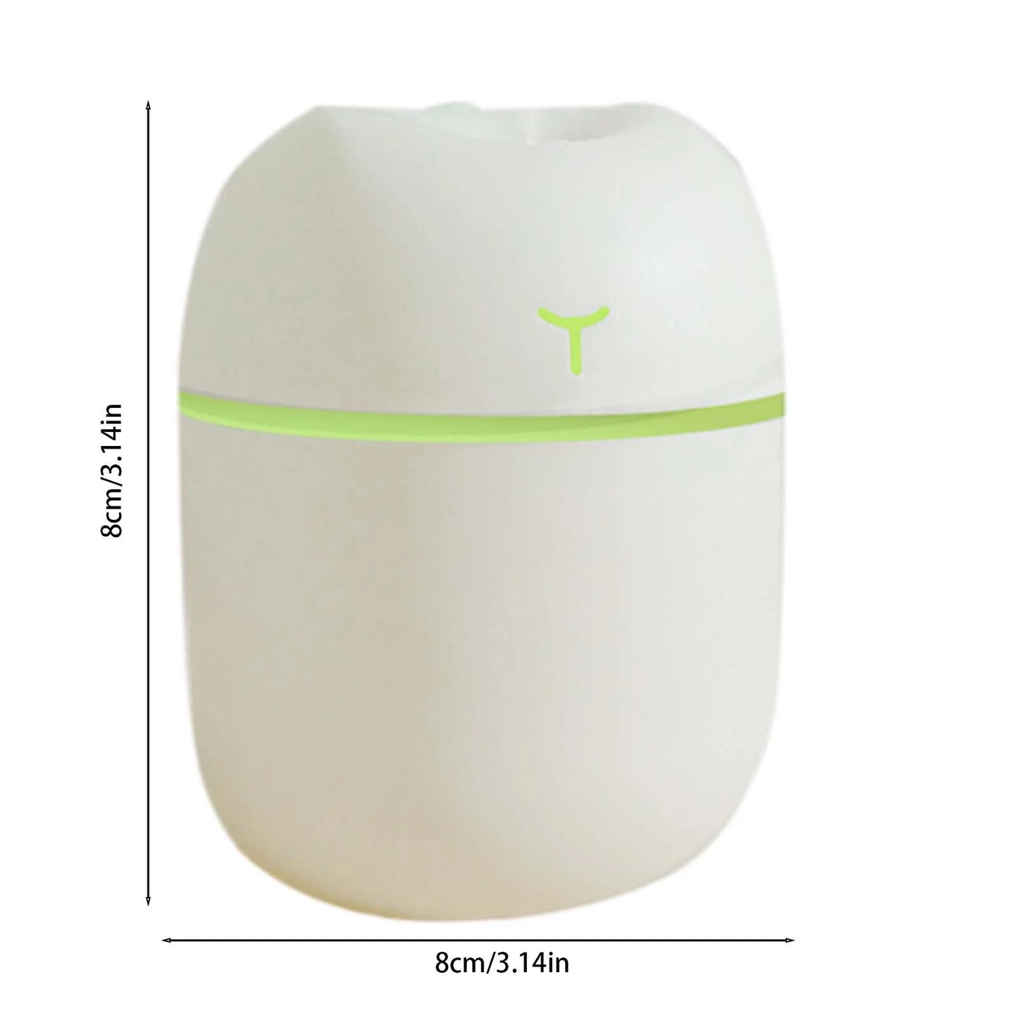 220Ml Mini Humidifier, Cool Mist Humidifier for Bedroom Office, Quiet Humidifiers for Babies Nursery & Whole House, 2 Modes, Home Person Care Essential