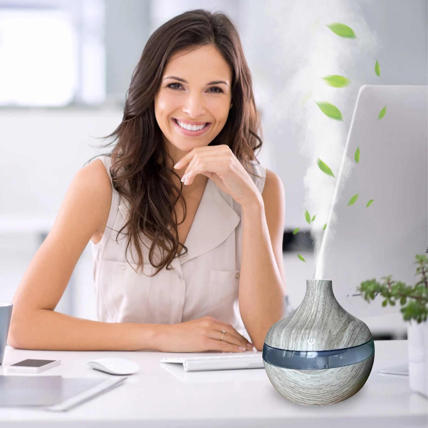 Aroma Essential Oil Diffuser LED Aroma Aromatherapy Humidifier on Clearance