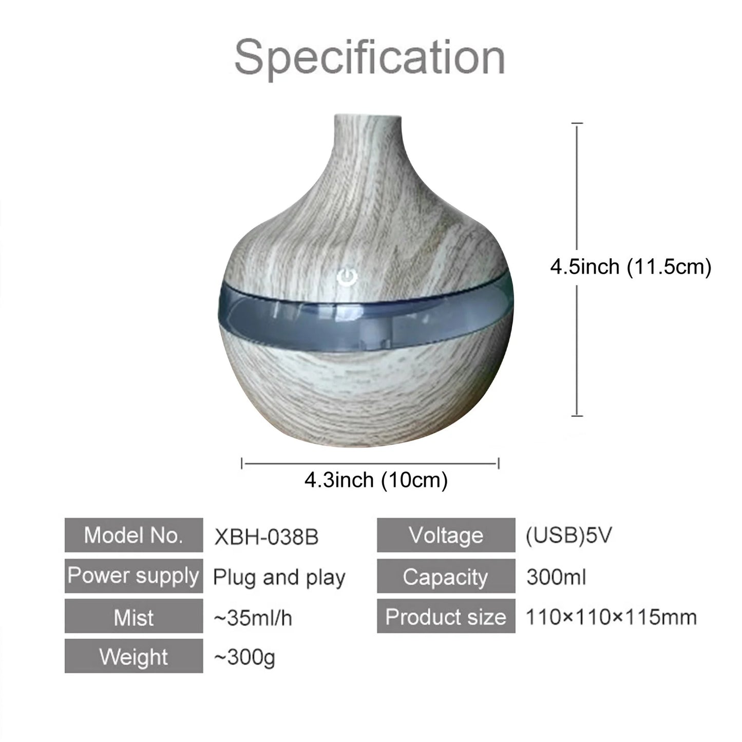 Aroma Essential Oil Diffuser LED Aroma Aromatherapy Humidifier on Clearance
