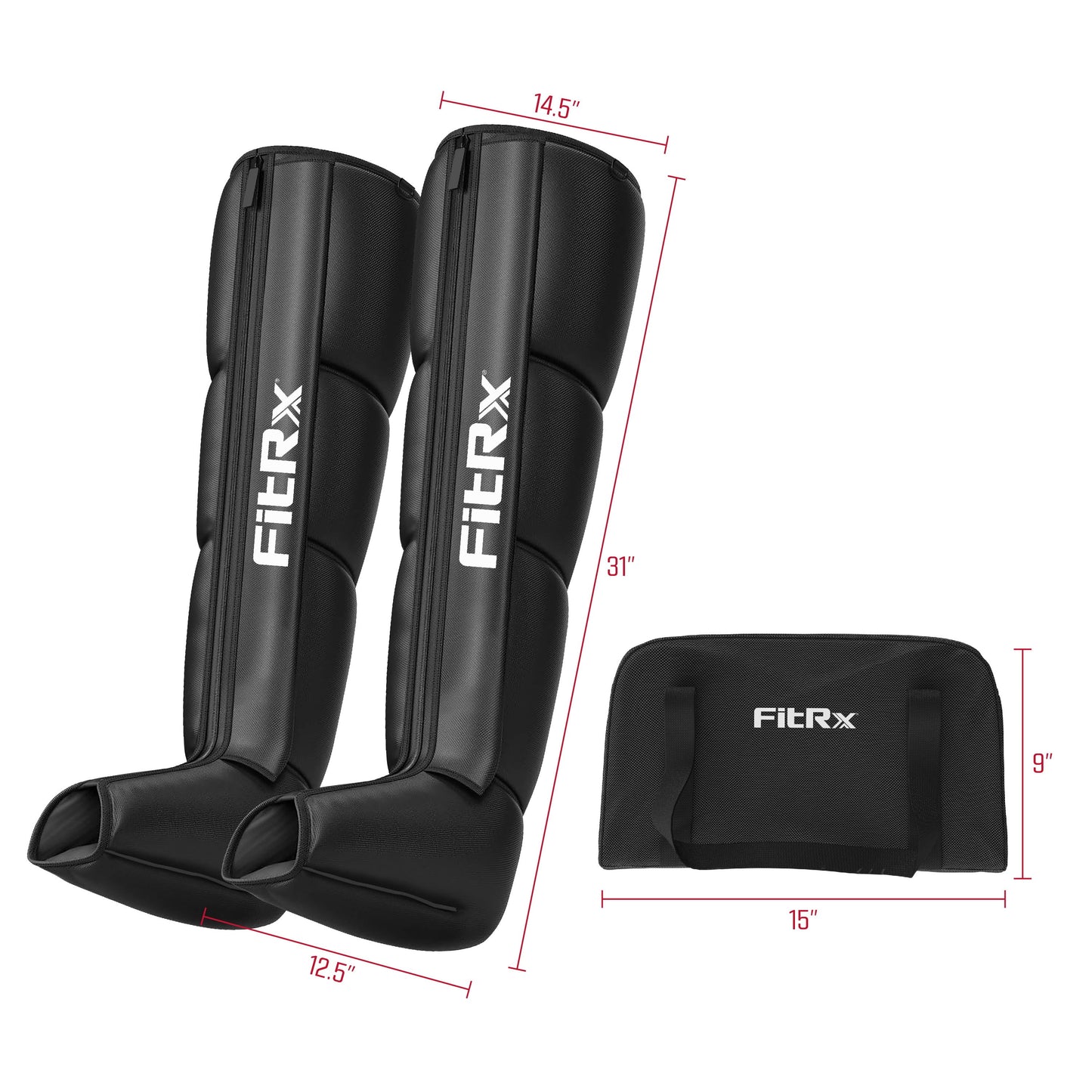Air Compression Leg Massager Recovery System for Muscle Recovery and Improved Circulation