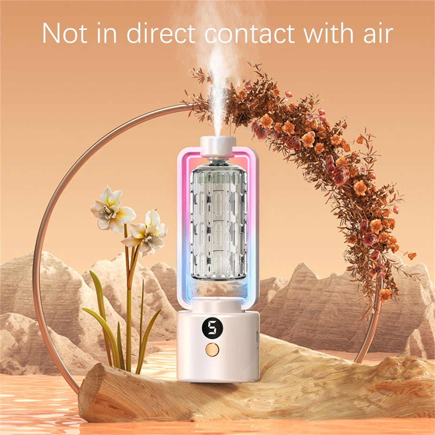 Essential Oil Diffusers, Automatic Aromatherapy Machine, Hotel Aromatherapy Machine, Humidifier (Digital Display Model,Containing Essential Oil: 50Ml)