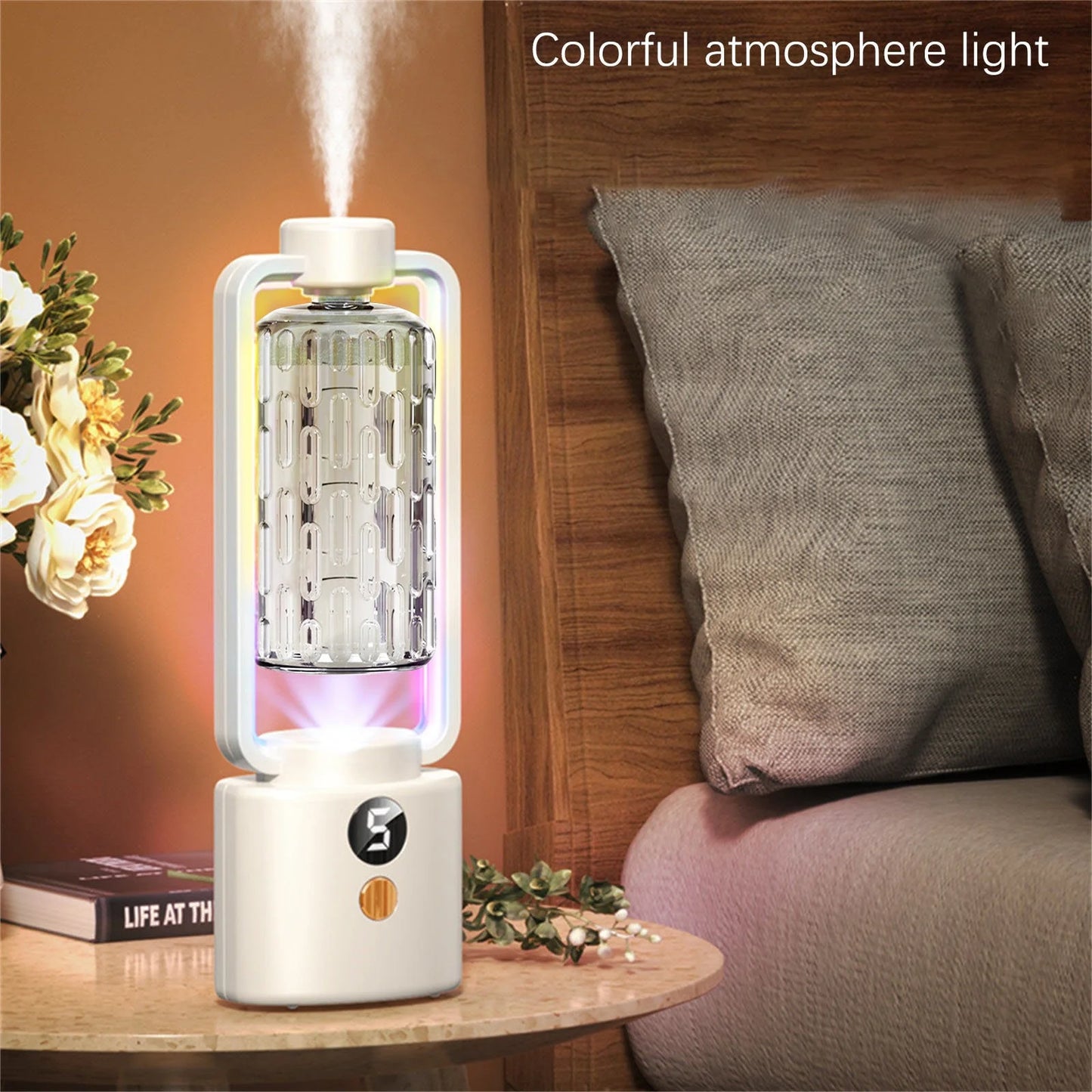 Essential Oil Diffusers, Automatic Aromatherapy Machine, Hotel Aromatherapy Machine, Humidifier (Digital Display Model,Containing Essential Oil: 50Ml)