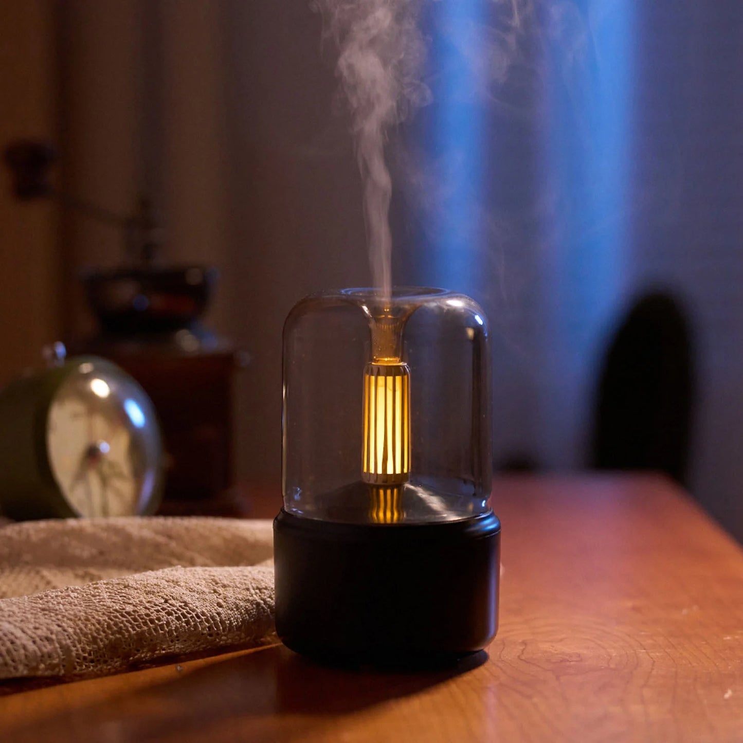 Candle Aroma Diffuser Usb Desktop Candle Home Humidifier Comes with 10Ml Essential Oil on Clearance