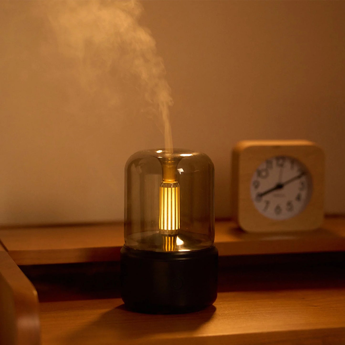 Candle Aroma Diffuser Usb Desktop Candle Home Humidifier Comes with 10Ml Essential Oil on Clearance