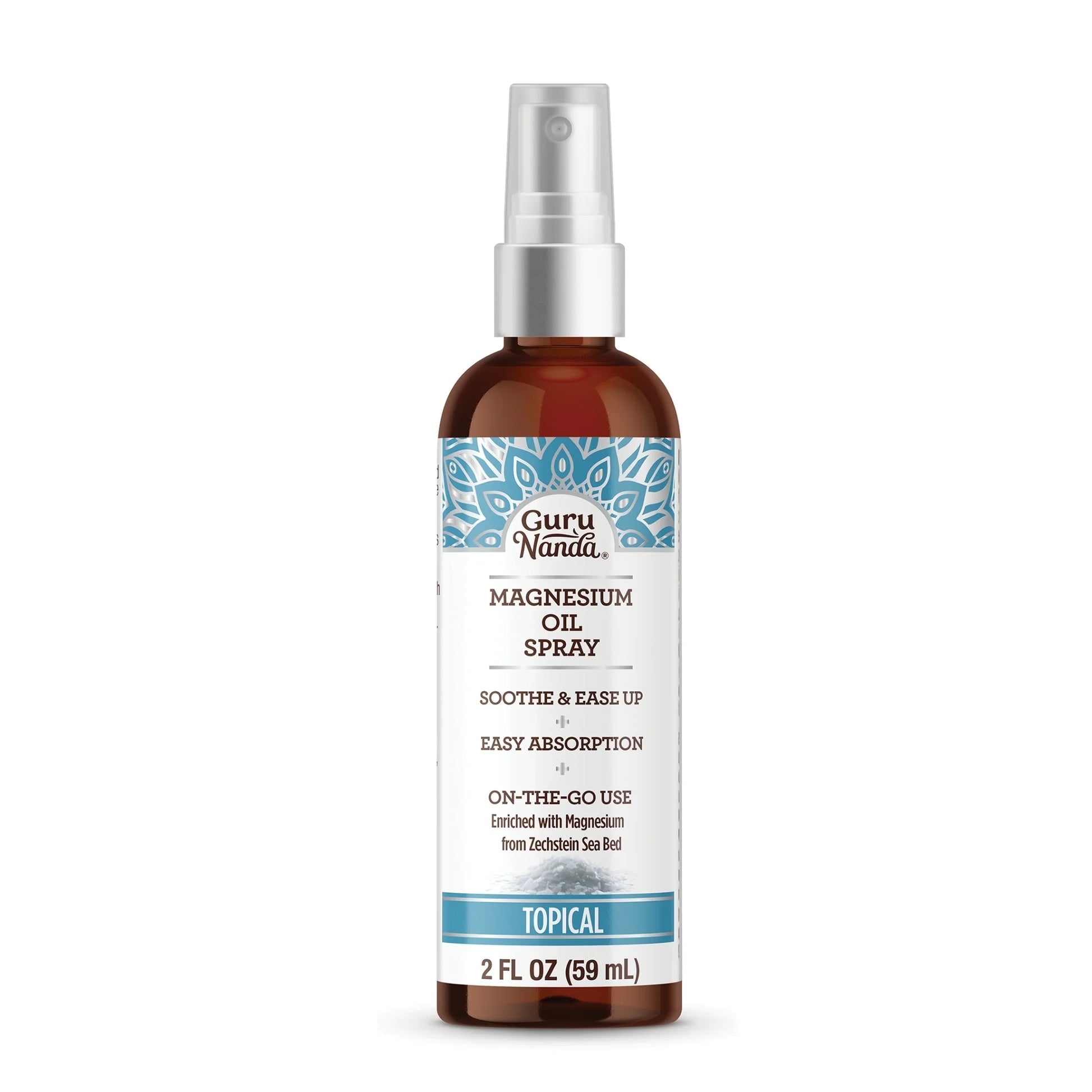 Magnesium Oil Spray Supplement - Muscle Relief & Soothing - Quick Absorbing- 2Oz