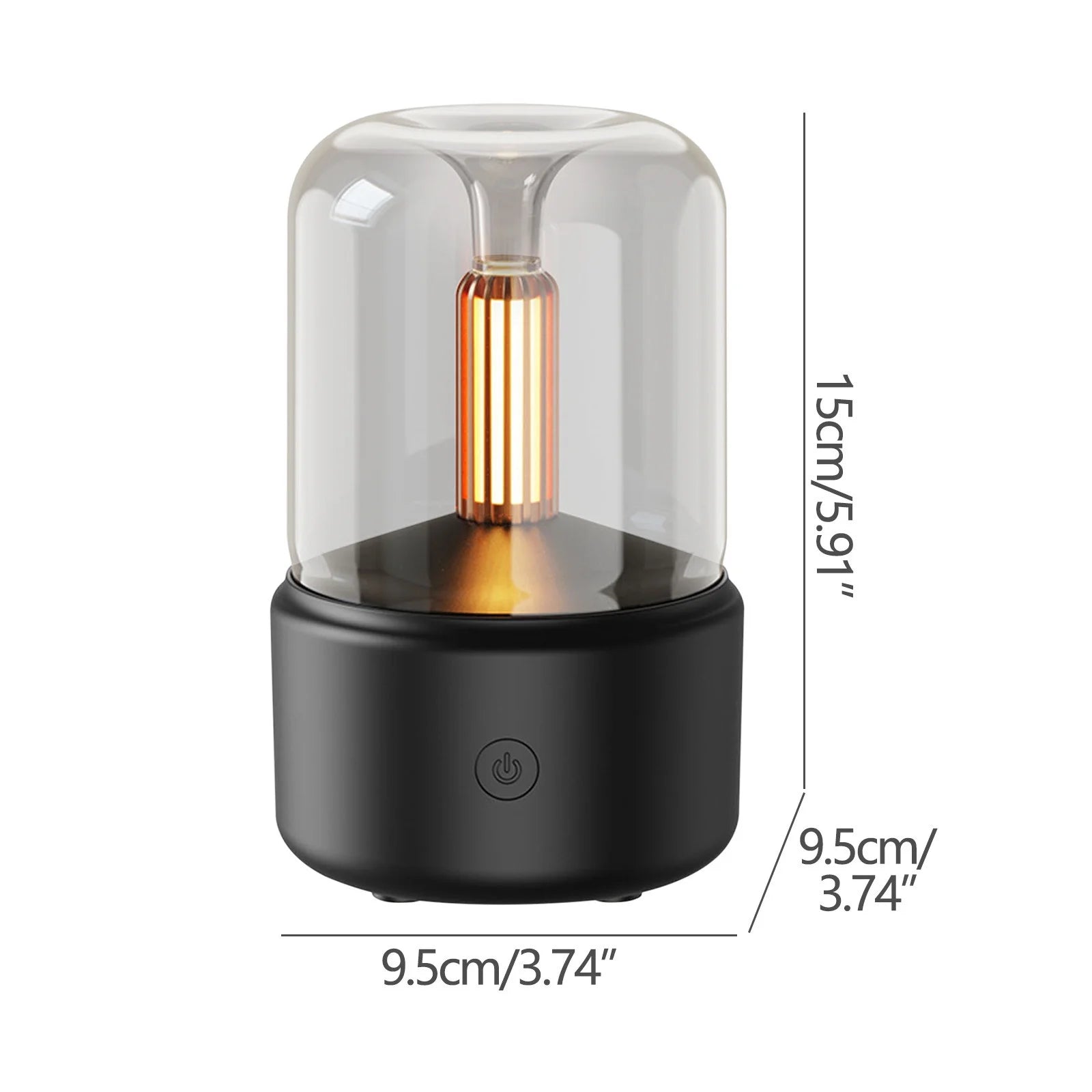 Candle Aroma Diffuser Usb Desktop Candle Home Humidifier Comes with 10Ml Essential Oil on Clearance
