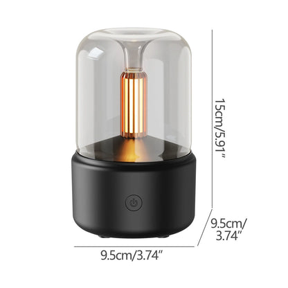 Candle Aroma Diffuser Usb Desktop Candle Home Humidifier Comes with 10Ml Essential Oil on Clearance