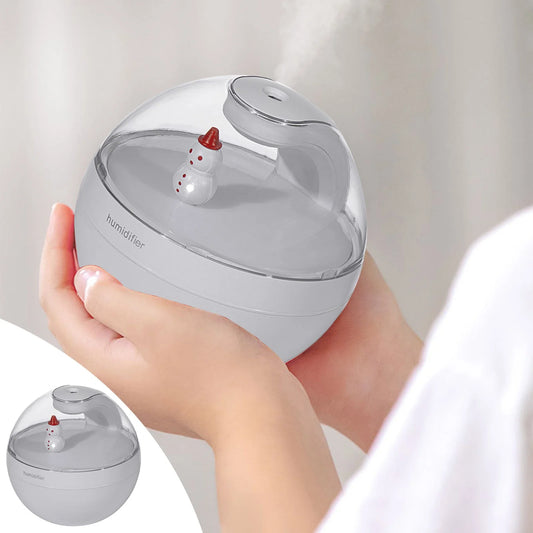 Bedroom Mini Humidifier,Smart Cool Mist Top Fill Humidifiers for Bedroom with Sensor Rechargeable Portable Desktop Hydrating Humidifier, Indoor Desk Humidifier, Car Home Humidifier