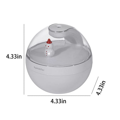 Bedroom Mini Humidifier,Smart Cool Mist Top Fill Humidifiers for Bedroom with Sensor Rechargeable Portable Desktop Hydrating Humidifier, Indoor Desk Humidifier, Car Home Humidifier