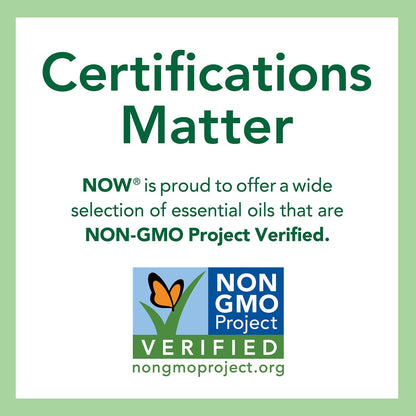 NOW Essential Oils, Organic Lemongrass Oil, Uplifting Aromatherapy Scent, Steam Distilled, 100% Pure, Vegan, Child Resistant Cap, 1-Ounce