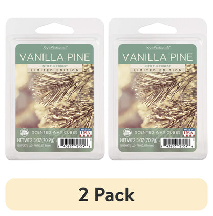 (2 Pack) Vanilla Pine Scented Wax Melts, , 2.5 Oz (1-Pack)