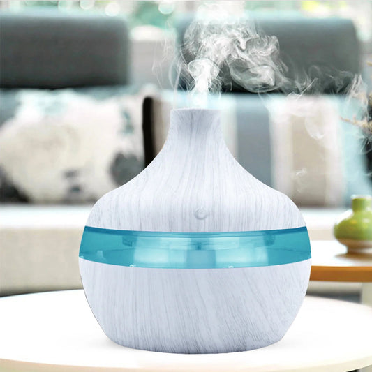 5V Wood Grain Household Humidifier Colorful Aromatherapy Machine USB Humidifier Vehicle Mounted Atomizer Humidifying Stick on Clearance