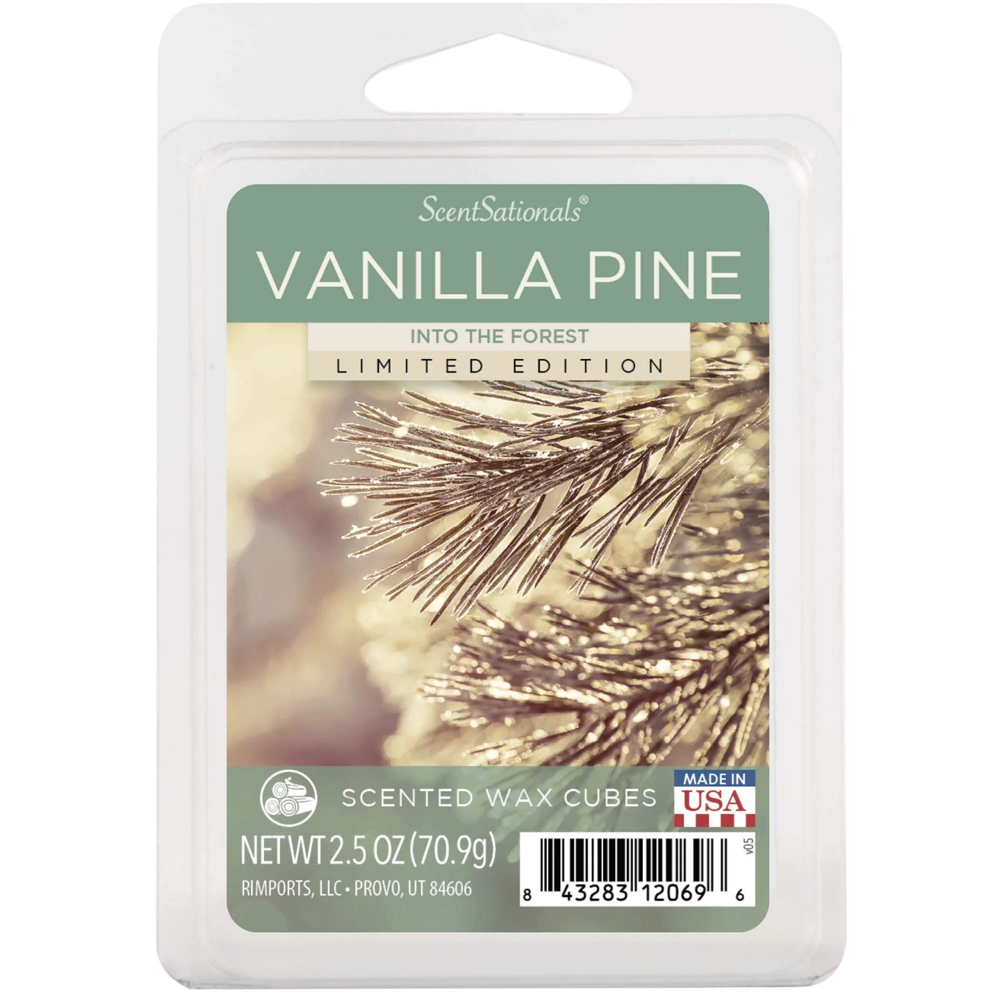(2 Pack) Vanilla Pine Scented Wax Melts, , 2.5 Oz (1-Pack)